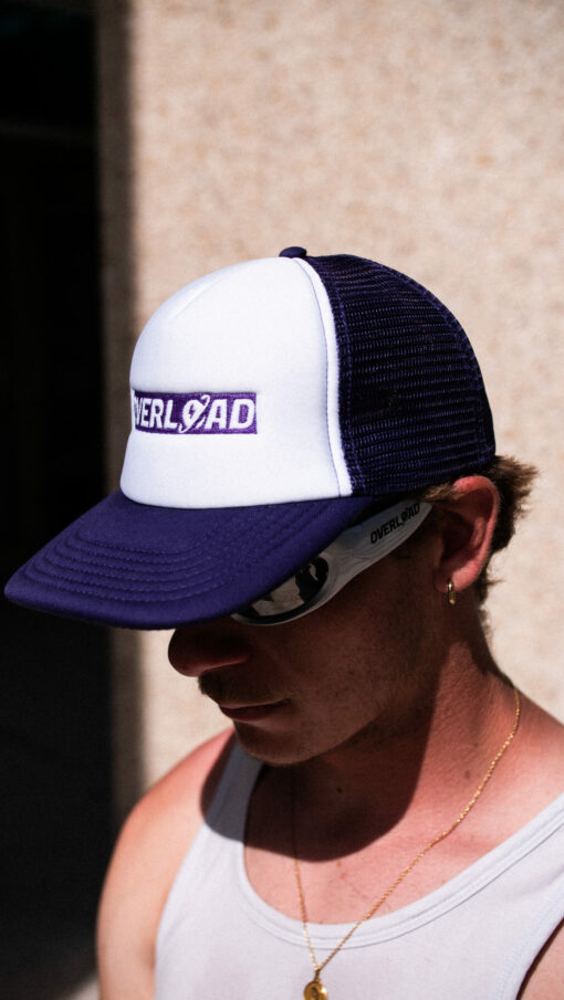 Purple Box Logo Truckercap SKYLIGHT – Image 3