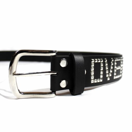 BLACK HOLE LEATHER PUNCH BELT