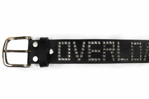 BLACK HOLE LEATHER PUNCH BELT – Image 4
